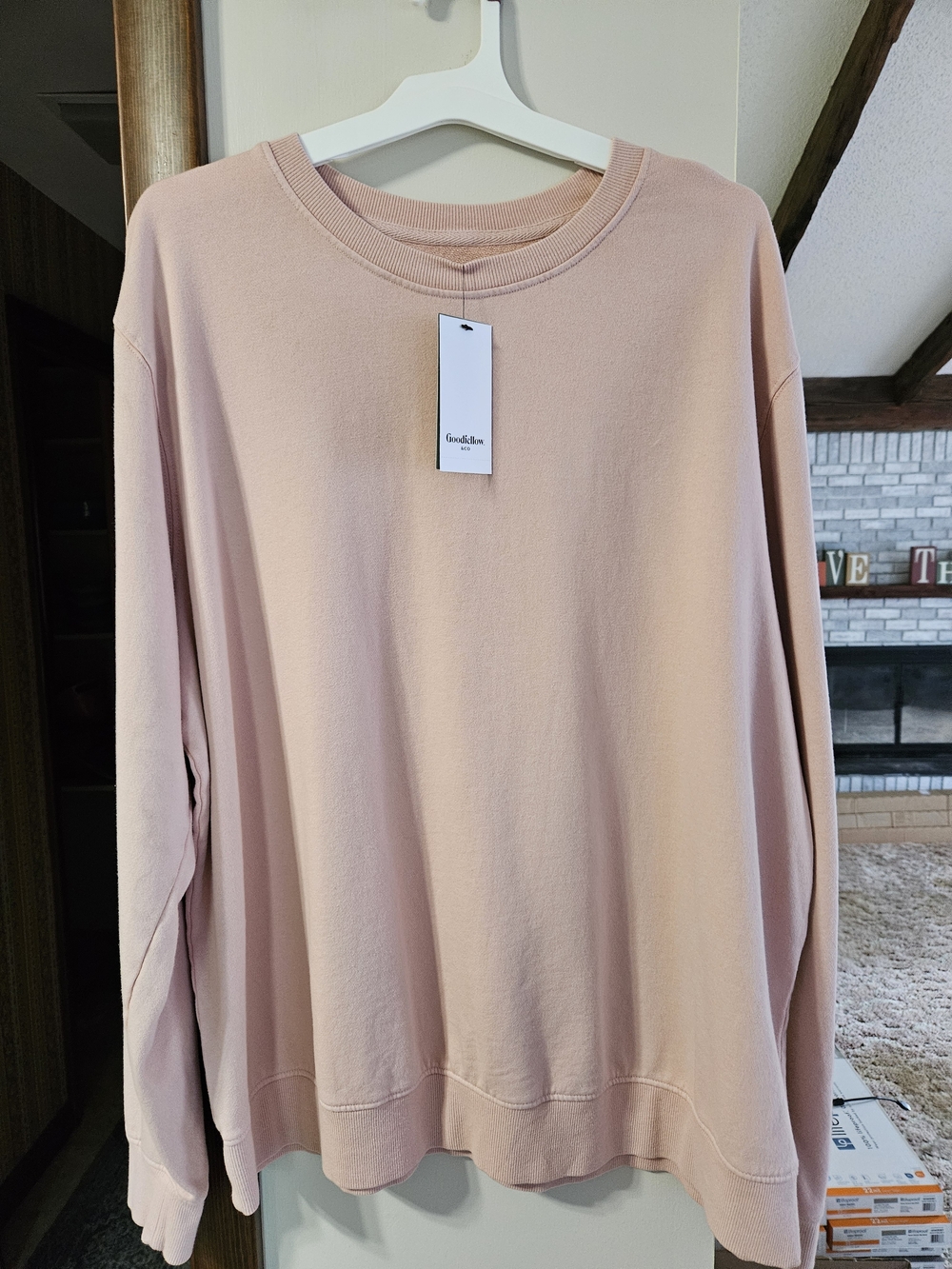 Goodfellow & Co Pale Pink Crewneck Sweater